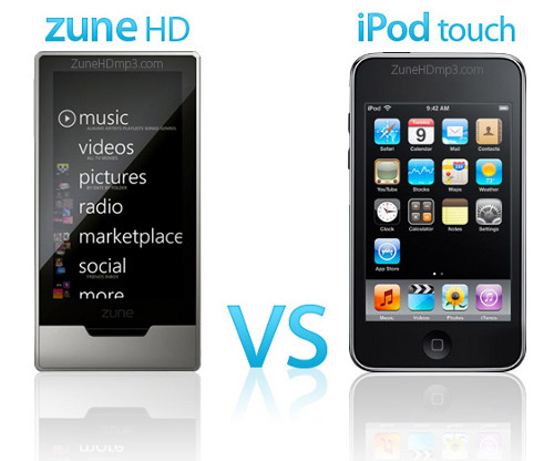 Zune HD vs. iPod Touch