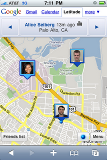 Google Latitude on the iPhone