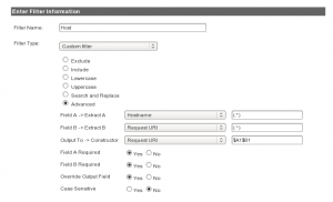 create filter for multiple domain