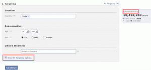 Facebook Ad Targeting