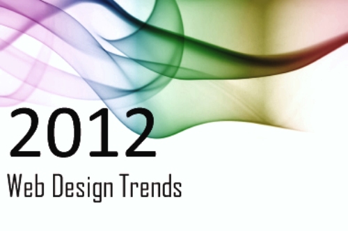 web design trends 2012