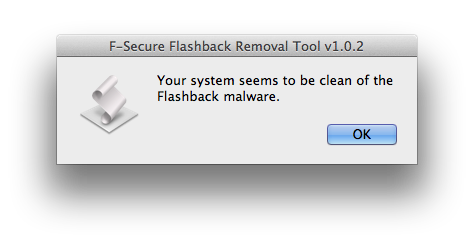 F-Secure FlashbackRemovalTool