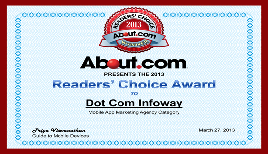 About.com Best Mobile App Marketing Agency