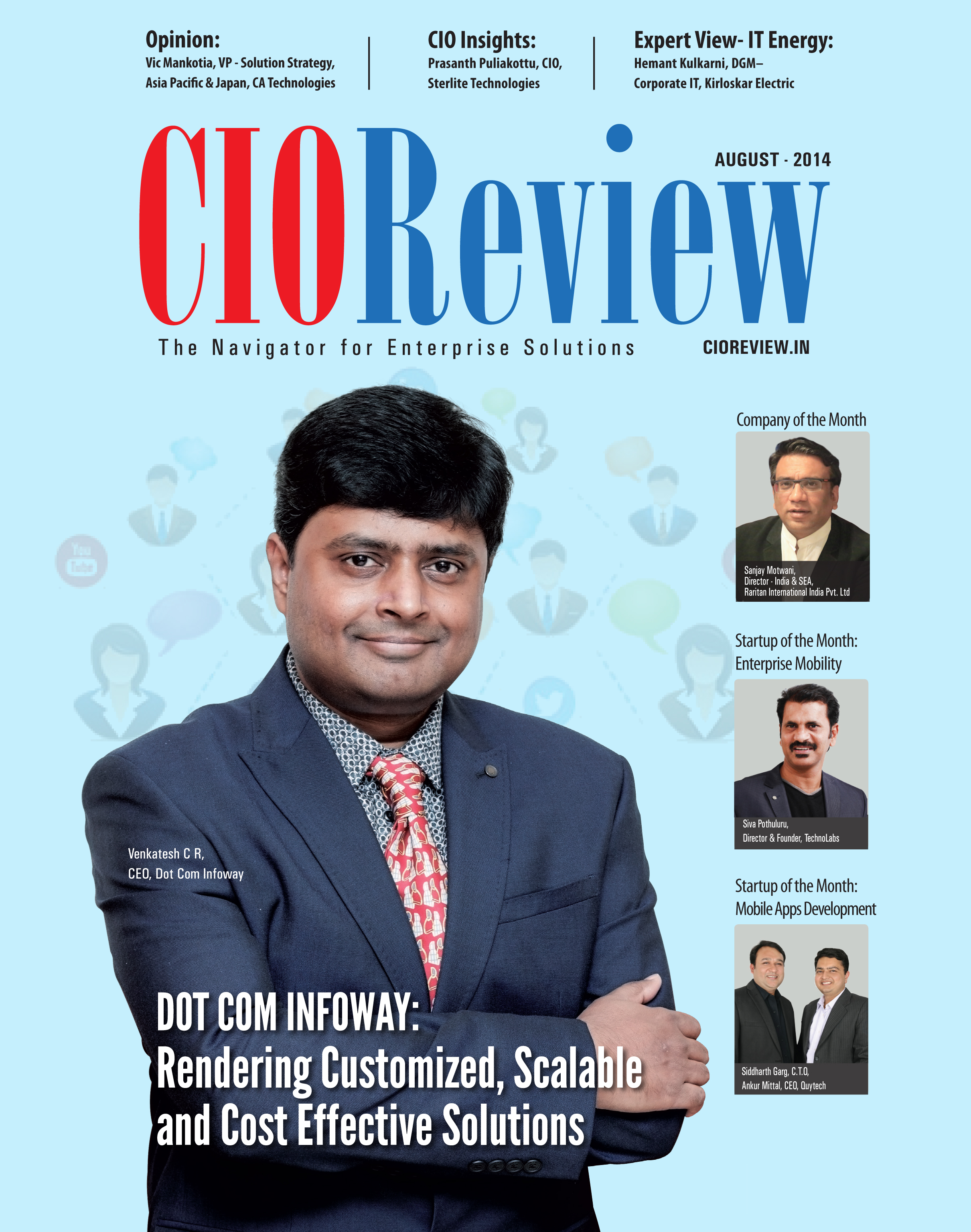 CIO Review Magazine Cover Page