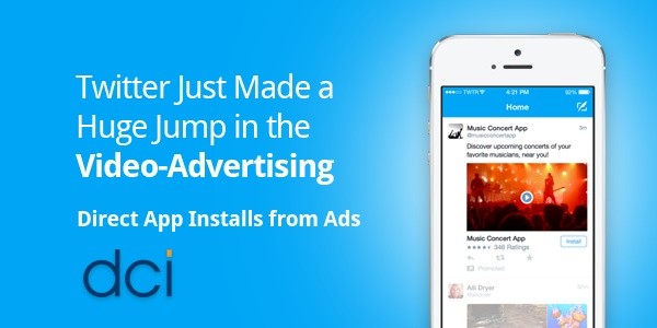 Twitter Direct App Installs from Ads