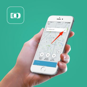 Taxi ride sharing app