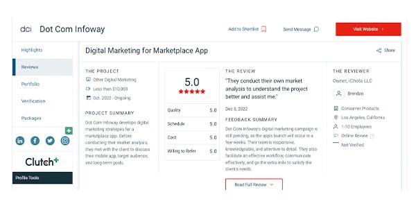 clutch marketing review