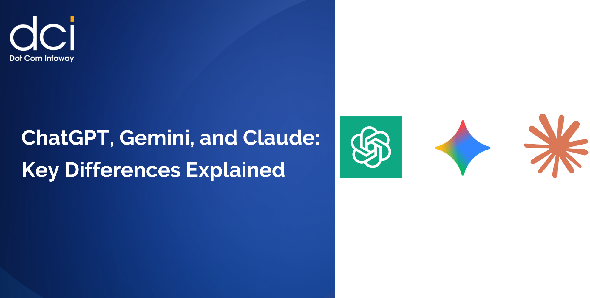 ChatGPT, Gemini and Claude: Key Differences Explained