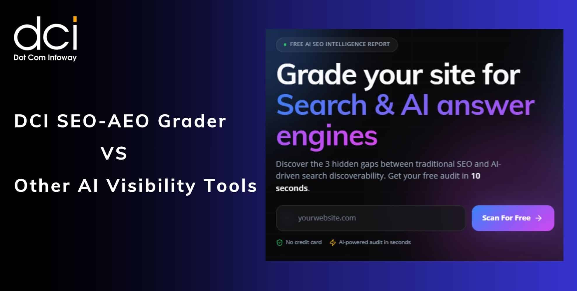 DCI SEO-AEO grader vs other AI visibility tools: what makes ours grade what actually matters