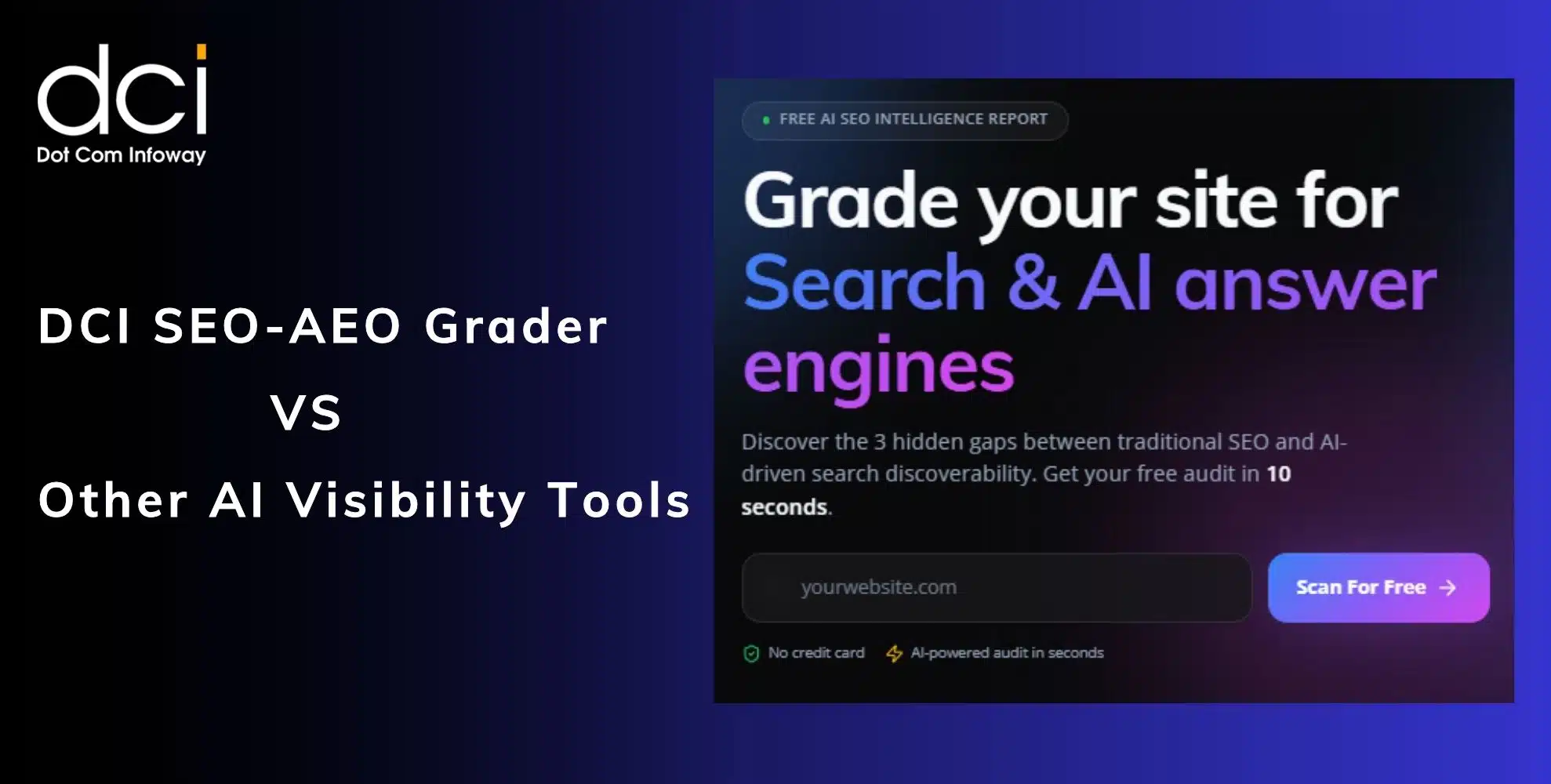 DCI SEO-AEO grader vs other AI visibility tools: what makes ours grade what actually matters